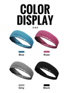 Sweat-Wicking Sport Headband – Non-Slip Running & Tennis