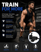 Weightlifting Wrist Wraps & Thumb Strap – Universal Fit