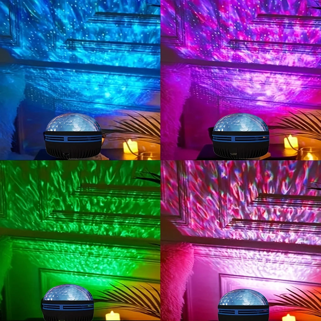 Star Projector – Galaxy, Northern Lights & Ocean Wave Night Light