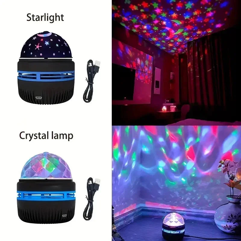 Star Projector – Galaxy, Northern Lights & Ocean Wave Night Light
