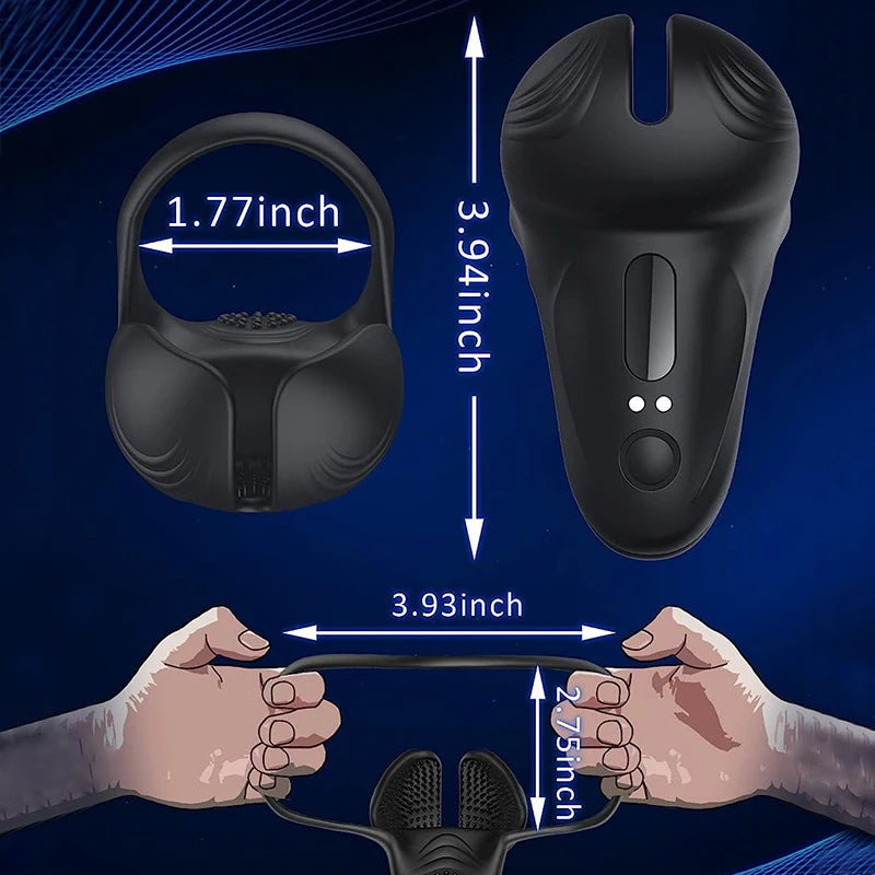 Vibrating Penis Ring – Remote Control Couples Massager