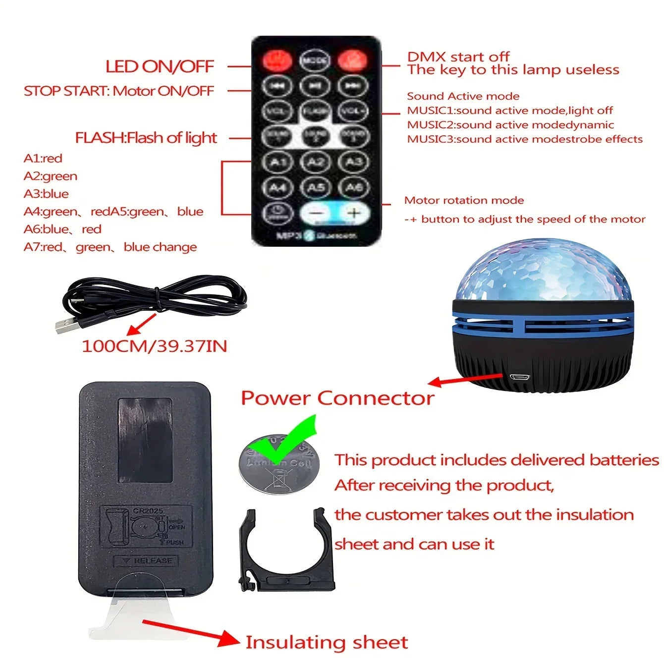 Star Projector – Galaxy, Northern Lights & Ocean Wave Night Light