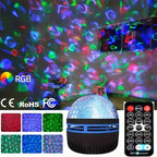 Star Projector – Galaxy, Northern Lights & Ocean Wave Night Light