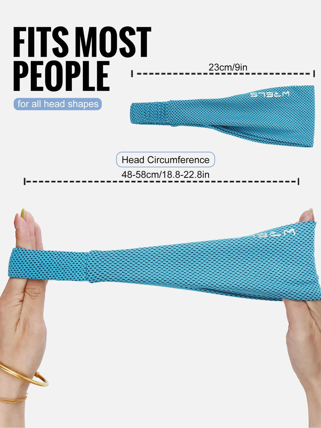 Sweat-Wicking Sport Headband – Non-Slip Running & Tennis