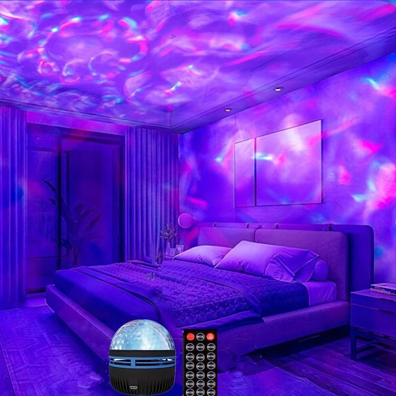 Star Projector – Galaxy, Northern Lights & Ocean Wave Night Light
