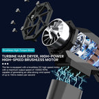 Mini Turbo Fan & Electric Air Duster | 130,000 RPM Wireless Jet Blower