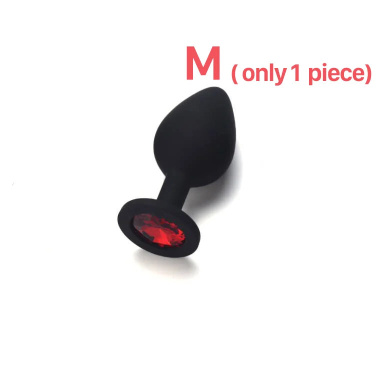 Silicone Anal Plug & Bullet Vibrator Set