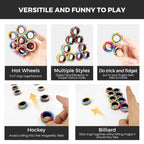 9Pcs Fingers Magnetic Ring Fidget Spinner