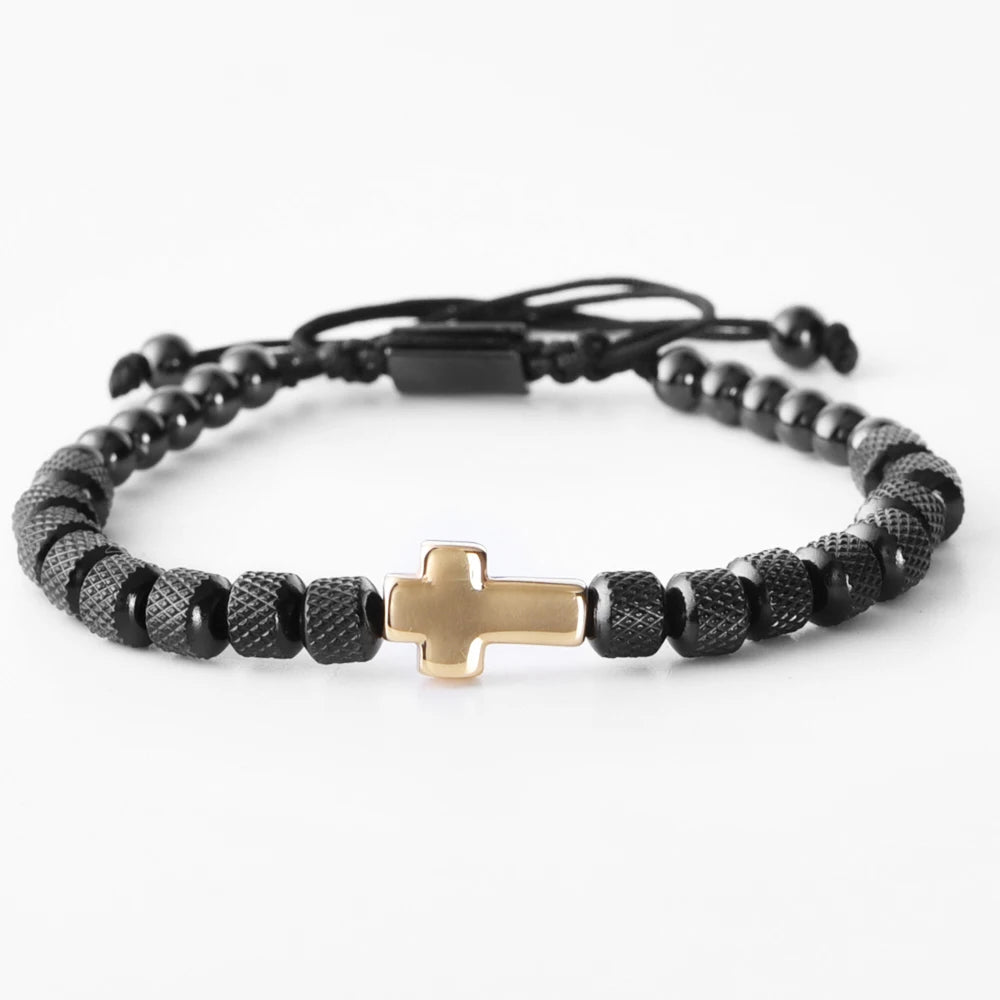 Charm Bracelet Cross Stainless Steel