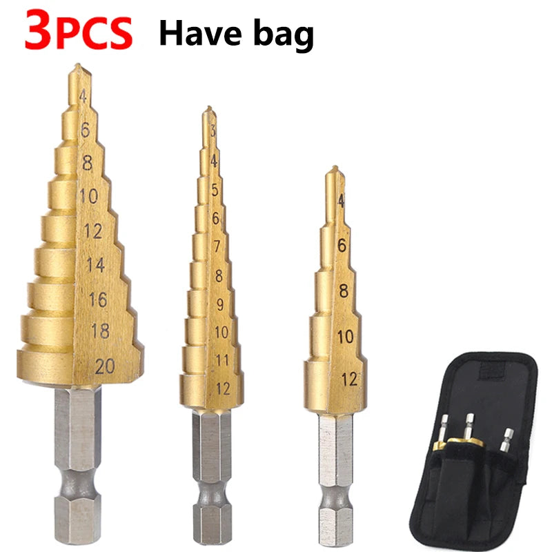 Titanium Coated Step Drill Bit