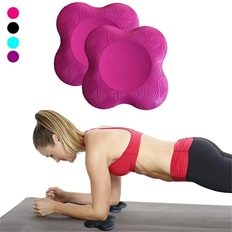 Extra-Thick Yoga Knee Pads (Set of 2) — Cushioned Support for Knees, Elbows & Wrists
