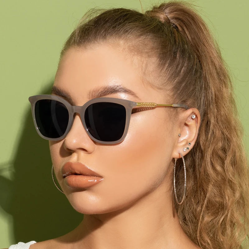 Classic Square Sunglasses Women Men Vintage Brand Sun Glasses Alloy Frame Retro Trend Fashion Style Shades Oculos de sol