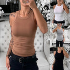 Women's Ribbed Tank Top – Sleeveless Summer Camisole
