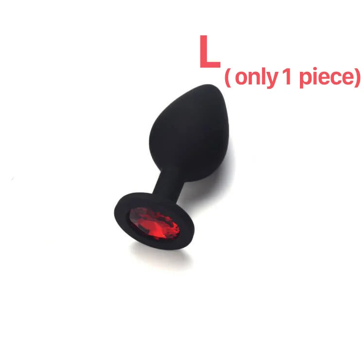Silicone Anal Plug & Bullet Vibrator Set