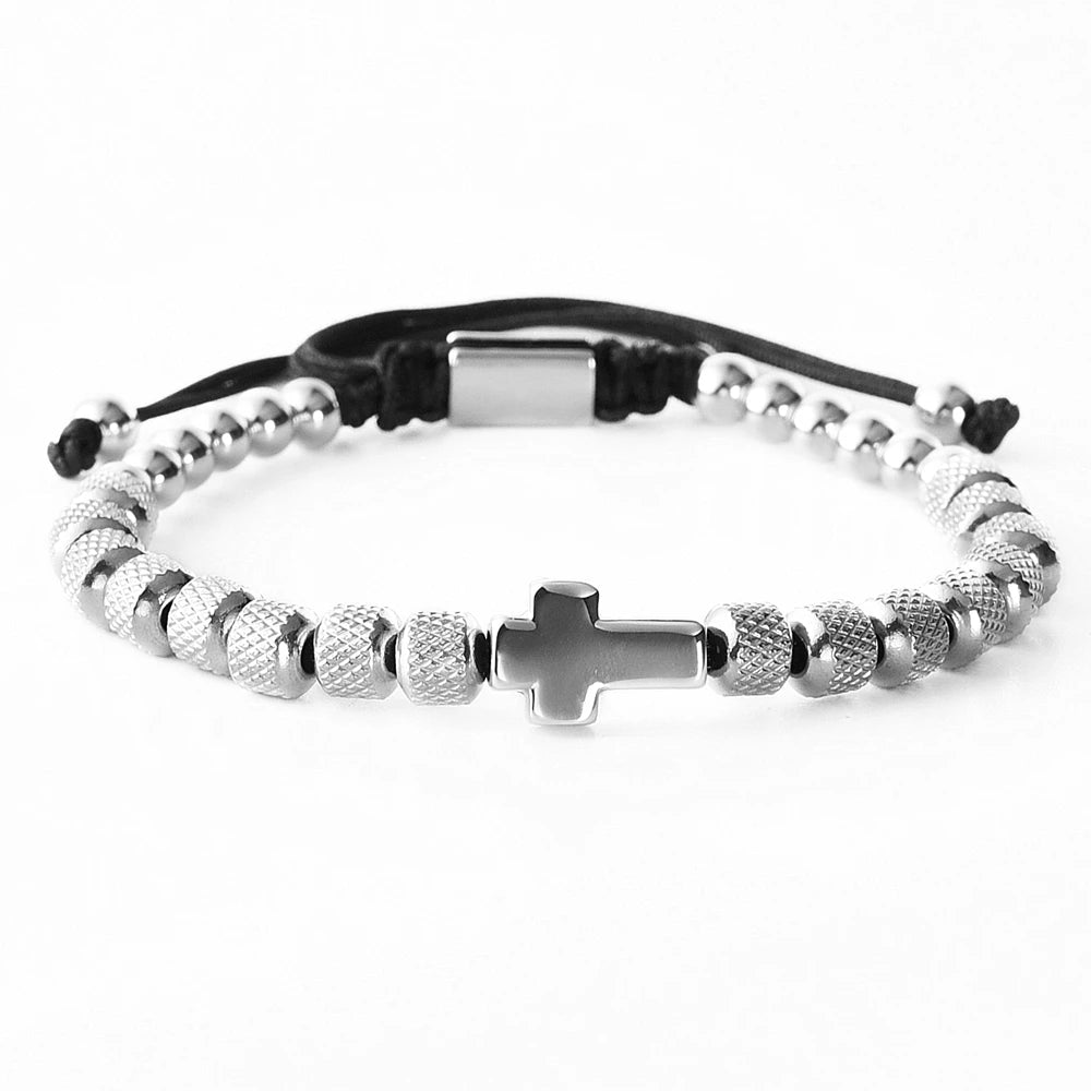Charm Bracelet Cross Stainless Steel