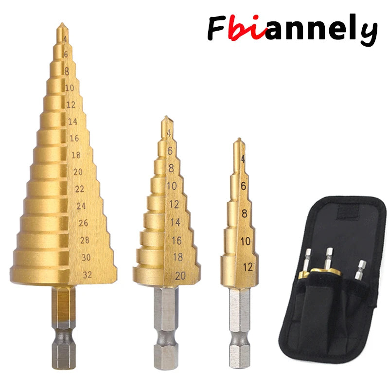 Titanium Coated Step Drill Bit