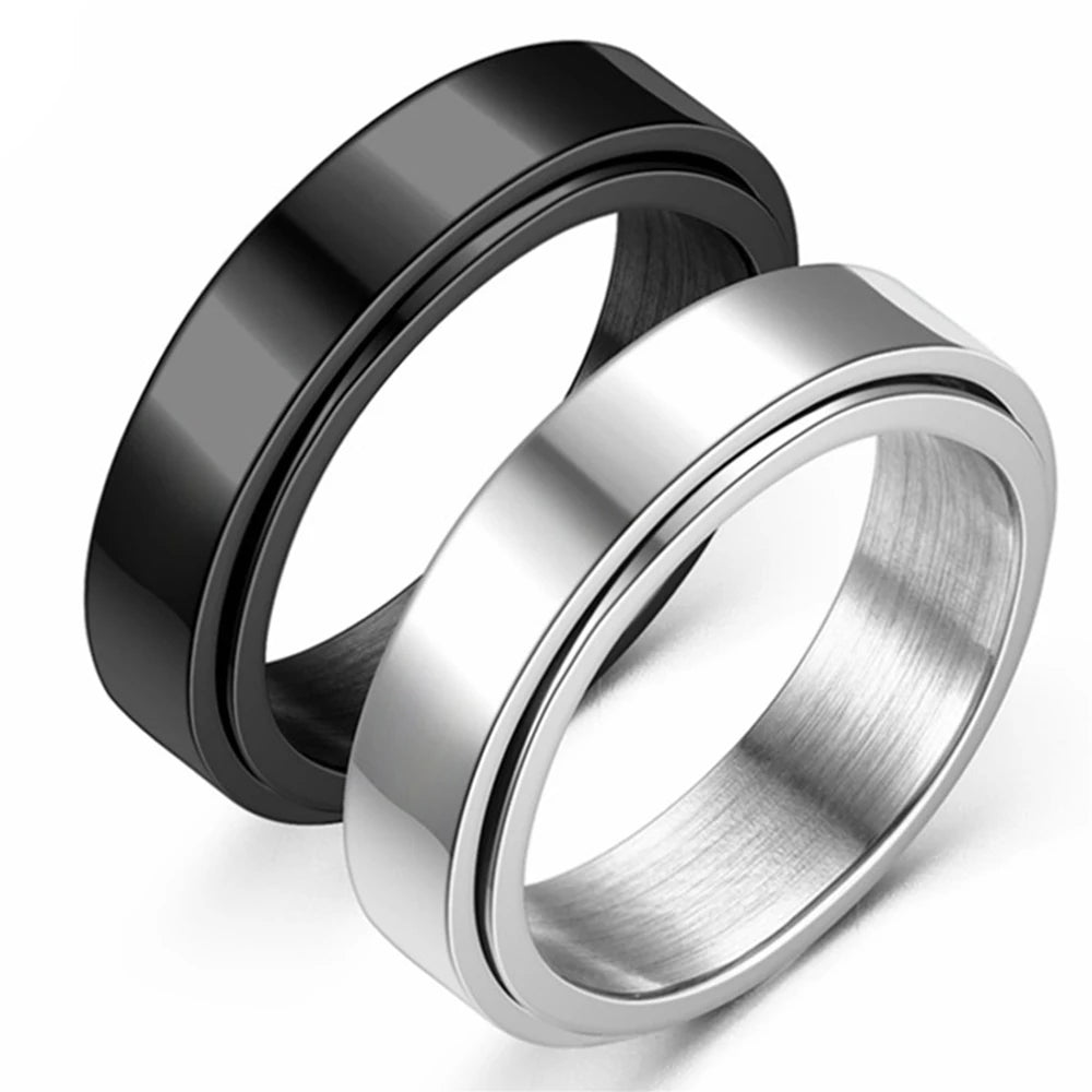 Anxiety Fidget Spinner Rings
