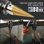 Titanium Coated Step Drill Bit
