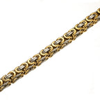 Men's Byzantine Chain Necklace with Cross Pendant