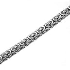 Men's Byzantine Chain Necklace with Cross Pendant