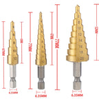 Titanium Coated Step Drill Bit