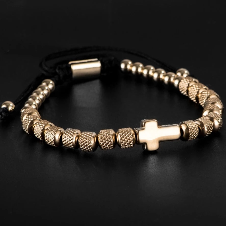 Charm Bracelet Cross Stainless Steel