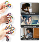 9Pcs Fingers Magnetic Ring Fidget Spinner