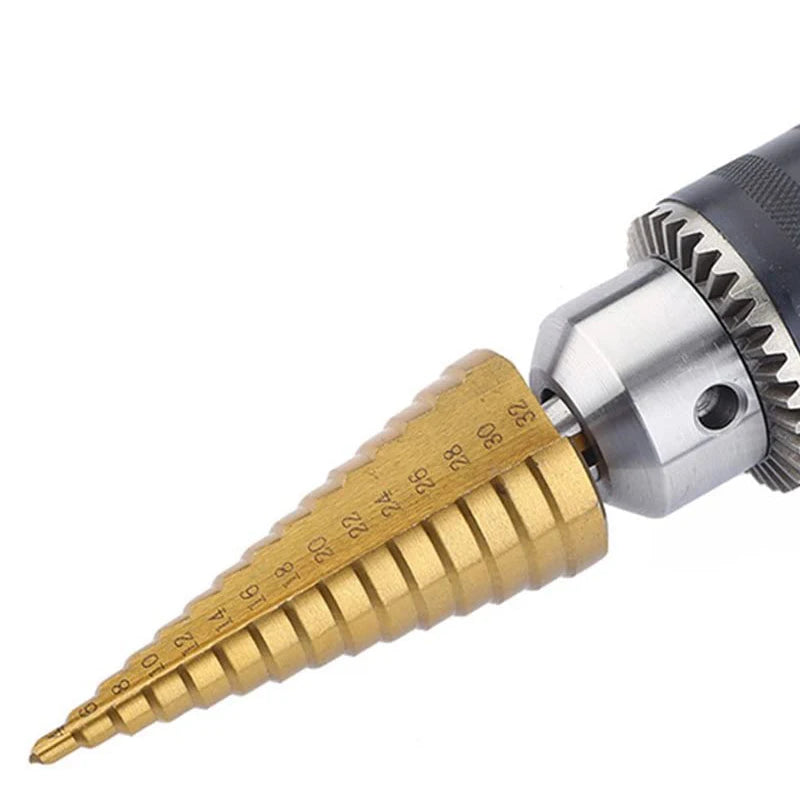 Titanium Coated Step Drill Bit
