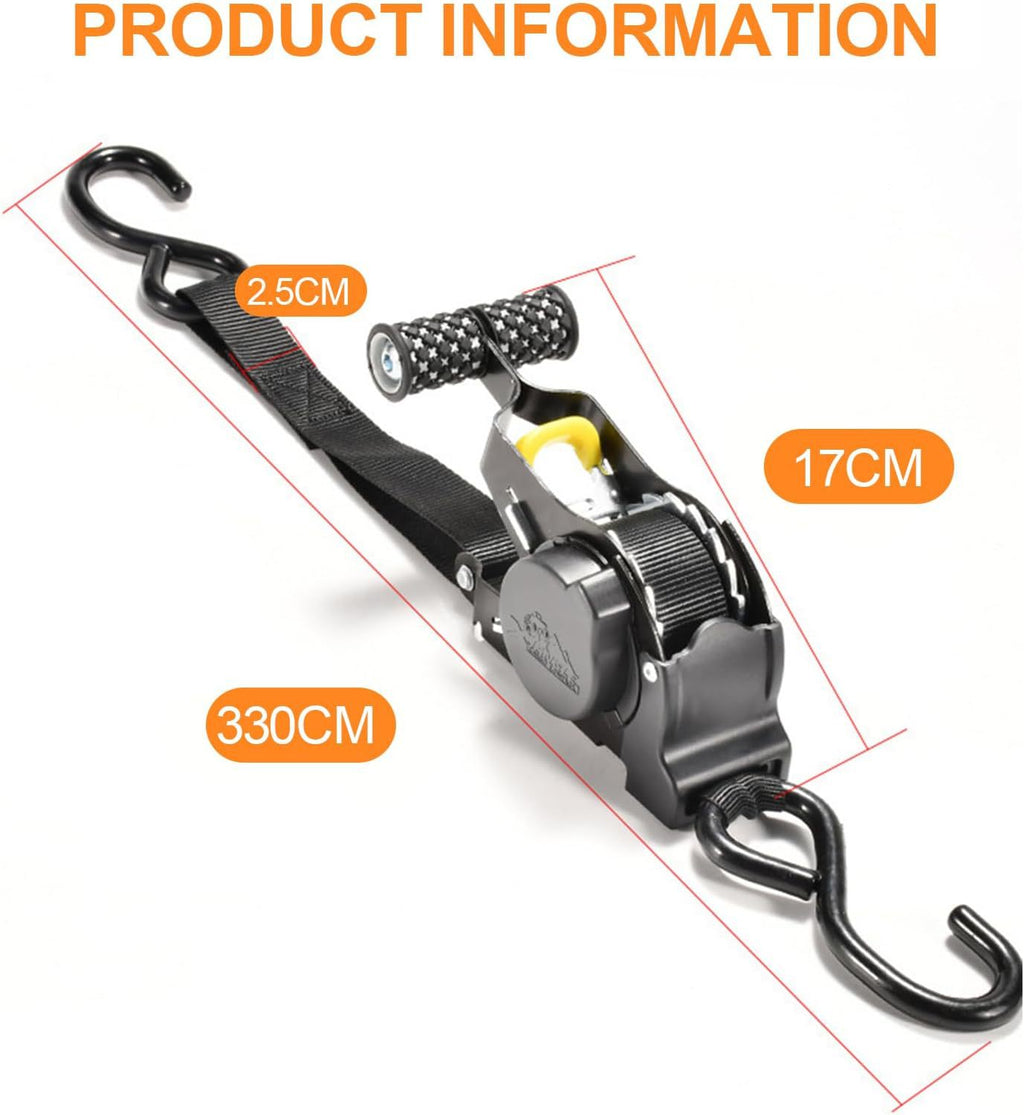 Heavy-Duty Cargo Tie-Down Straps