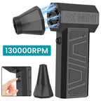 Mini Turbo Fan & Electric Air Duster | 130,000 RPM Wireless Jet Blower