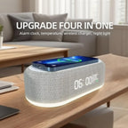 5-in-1 Wireless Charging Alarm Clock