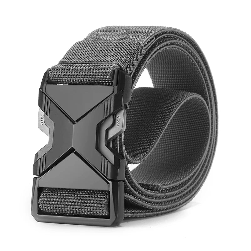 Men's Canvas Belt with Automatic Buckle — Casual, Everyday Style in 3 Colors