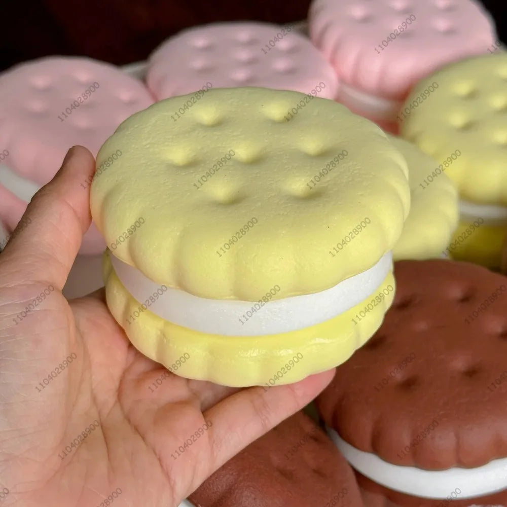 Realistic Mousse Cake Squishy Toy – Slow-Rising Stress Reliever