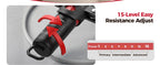 2-in-1 Hydraulic Arm Trainer & Ab Roller — 15-Level Adjustable Resistance, Full-Body Home Gym Kit