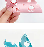 Women's Claw Hair Clips Cute Cheese Hair Accessories