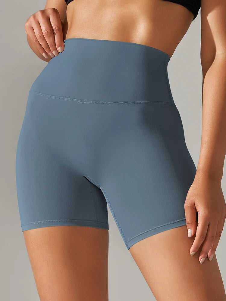 Women's High-Waist Yoga Shorts | Squat-Proof & Quick-Dry