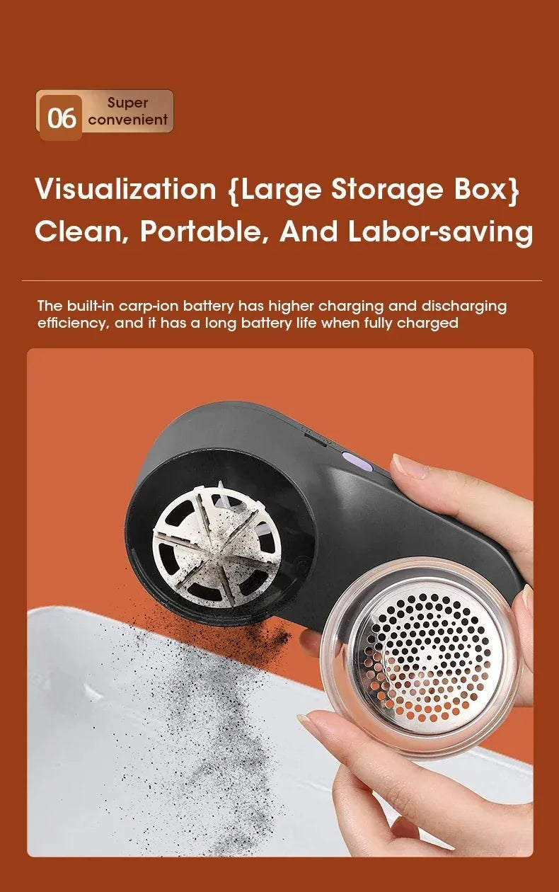 Portable Electric Lint Remover with LED Display