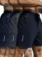 Men's Elastic Waist Sports Shorts