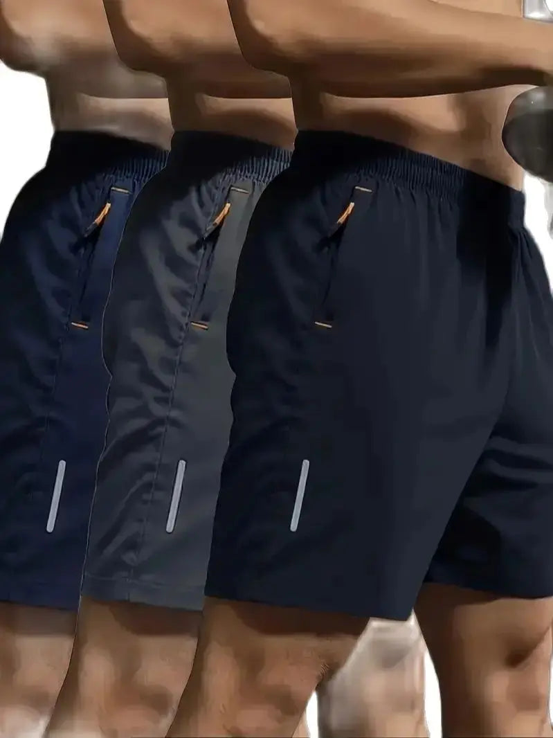 Men's Elastic Waist Sports Shorts