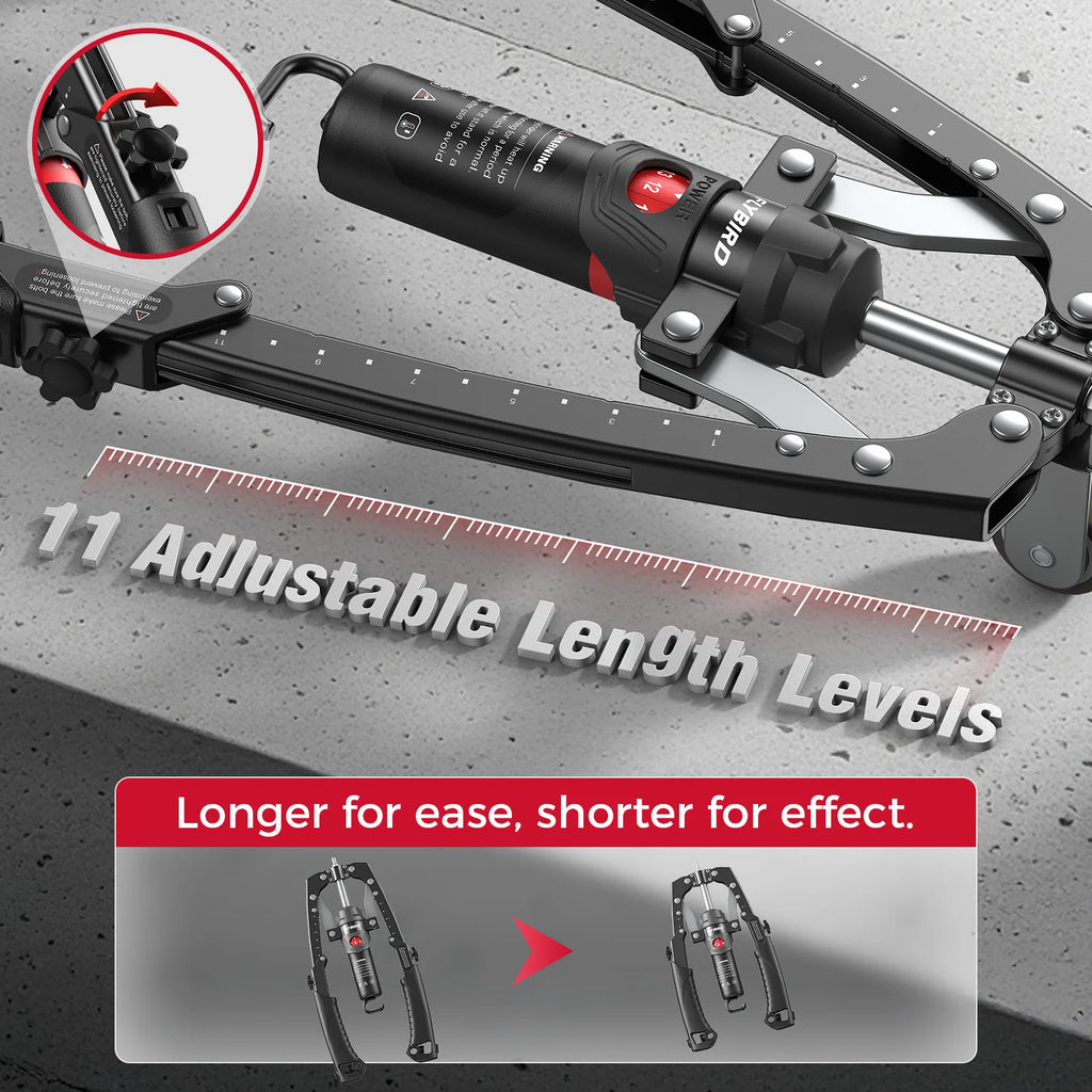 2-in-1 Hydraulic Arm Trainer & Ab Roller — 15-Level Adjustable Resistance, Full-Body Home Gym Kit
