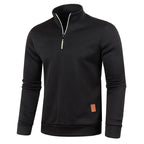 Men's Half-Zip Turtleneck Sweatshirt