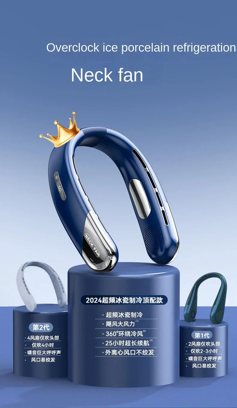 10,000 mAh Portable Neck Fan