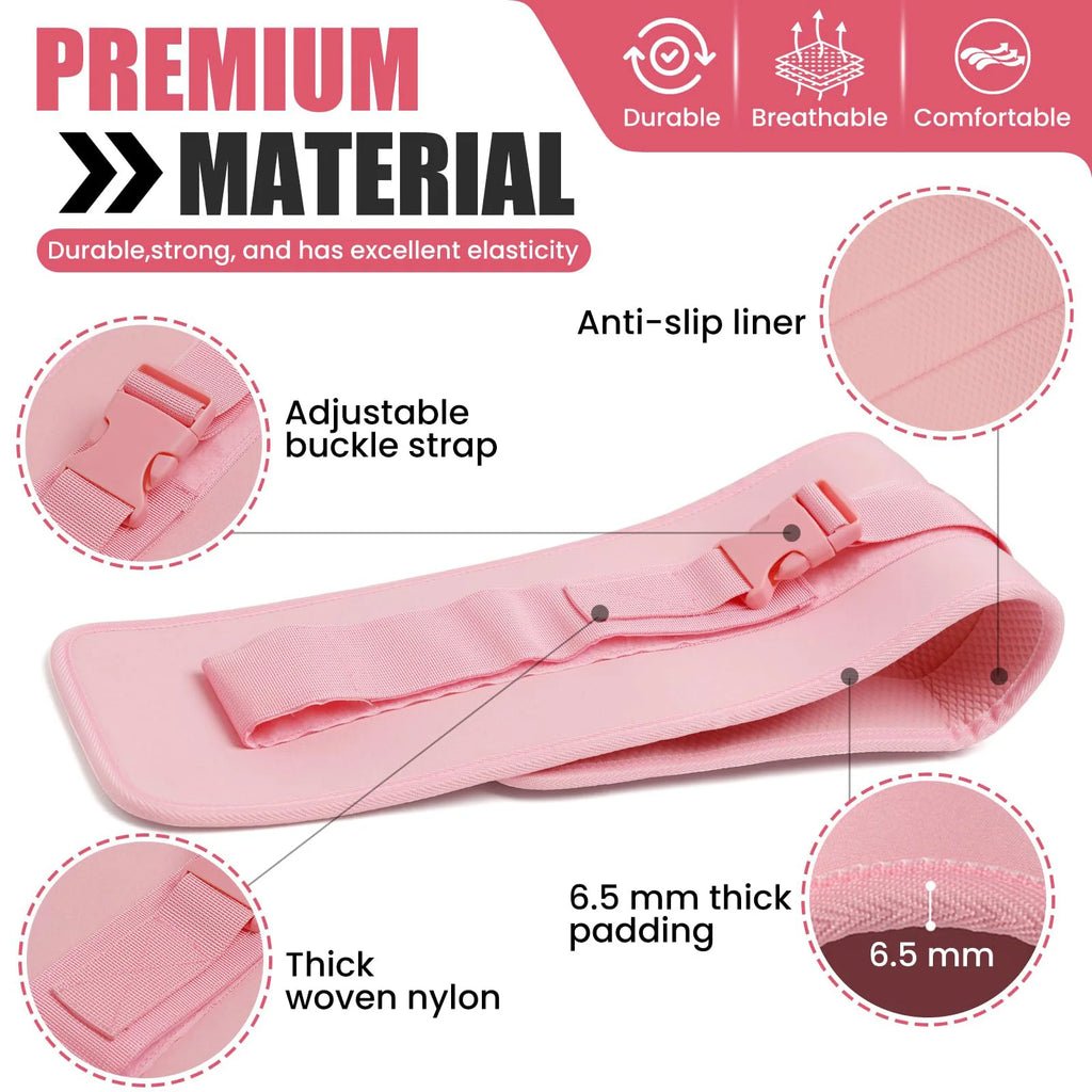 Hip Thrust Belt — Thick & Wide Comfort Belt for Dumbbells, Kettlebells & Plates