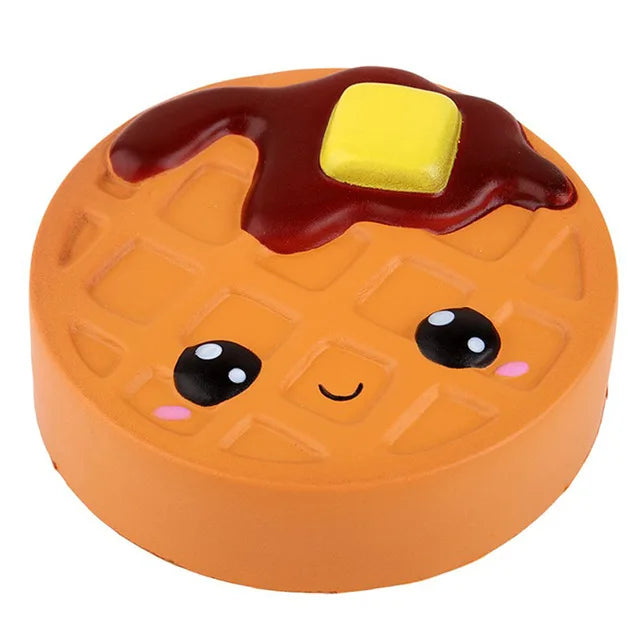 Squishy Slow-Rising Fidget Toy – Scented Ice Cream & Popcorn Stress Reliever