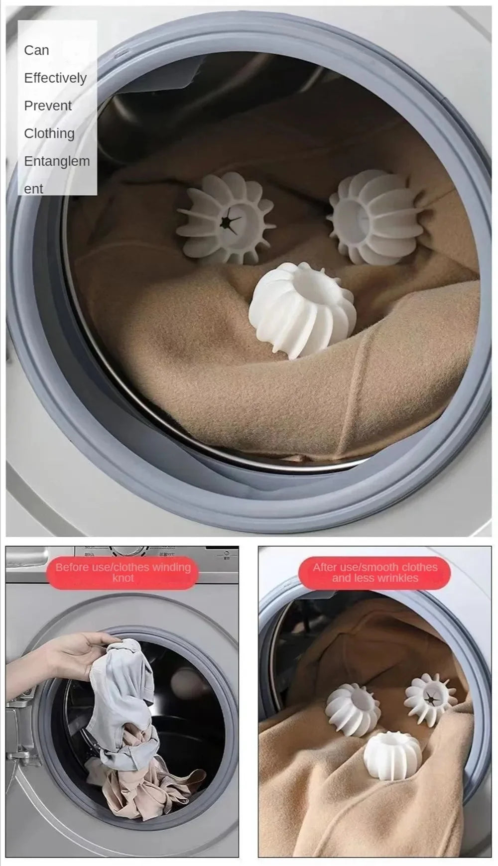 Silicone Pet Hair & Lint Catcher Laundry Ball