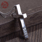 100% Solid S925 Sterling Silver Cross Pendant