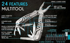 24-in-1 Multitool – Compact Multi-Function Tool