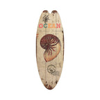 Vintage Wooden Surfboard Wall Sign — Coastal Beach Décor