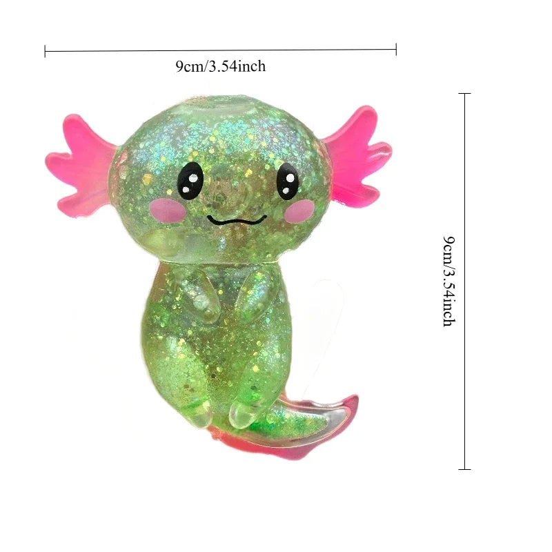 Squishy Axolotl Stress Toy — Slow-Rising Fidget Squish