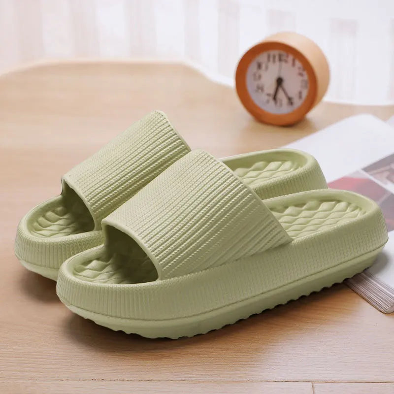 Women's Pillow Cloud Platform Slides — Thick Sole EVA Sandals